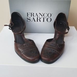 Franco Sarto Leather Heels size 9